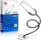 Stetoscopio Professionale DOCTOR SCOPE a Testa Piatta per Adulti Colore Nero