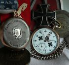 WATCH GERMAN WW2 WWII Pz.Div.Tank Panzer-Lehr-Division SILVER Pocket Watch