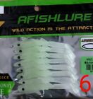 8/Pz Anguilline esche artificiali gomma, pesca traina spinning mare Raglou 65 mm