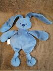 Doudou  peluche lapin bleu Nattou   Etat neuf