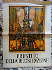 1946-PRESTITO DELLA RICOSTRUZIONE-Manifesto cm 140x100-Figurato da CISARI+