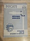 Manuale D officina Ducati Motoleggere Monoalbero