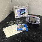 BOXED - GameBoy Advance Console - Glacier Blue, Translucent