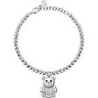 Bracciale Donna MORELLATO LOVE S0R28 Acciaio Orsetto Charms Swarovski