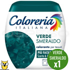 COLORERIA ITALIANA VERDE SMERALDO COLORANTE TESSUTI VESTITI IN LAVATRICE 350GR