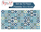 Piastrelle adesive per cucina e bagno adesivo per mattonelle  azulejos maiolica