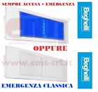 BEGHELLI 1499BLU LAMPADA DI EMERGENZA 11W STILE IN BLU 8/24H INCASSO