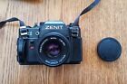 Fotocamera Vintage Zenit 122 reflex analogica + Pentacon 50 1.8