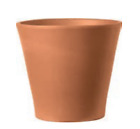 VASO CONO DEROMA IN TERRACOTTA varie misure