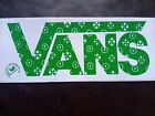 Adesivo Sticker Vans Shoes Scarpe Paninaro Verde