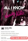 All I Know ~ Vanity Kills +11 DELUXECD 2022 Hi-Tech AOR Melodic Rock *500 MADE*