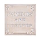 Tabella in legno per casa porta portone ingresso scale Balcone Families Forever