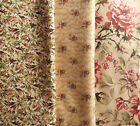 3 TAGLI tessuto americano fantasia floreale con rose per patchwork, quilt