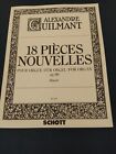 ALEXANDRE GUILMANT 18 PIECES NOUVELLES SCHOTT