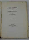 LONDONIO C.G. Cenni critici sulla poesia romantica... 1817