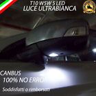 COPPIA LUCI ANTI POZZANGHERA SPECCHIETTI 5 LED VW SCIROCCO T10 W5W CANBUS