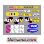 Kit Adesivi Stickers Decalcomanie IHI IHIMER 45 N Grafiche per Mini Escavatore