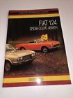 Libro Fiat 124 Spider E ABARTH In Inglese