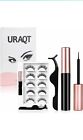 URAQT Ciglia Finte Magnetiche e Eyeliner Magnetico Kit, 5 Paia Ciglia