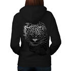 Wellcoda Cougar Killer Cat Womens Hoodie Back