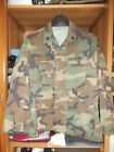 Giacca Jacket Bdu Us Army Woodland poplin Medium-Short Ranger Usmc Airborne