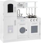 WOLTU Mini Cucina Giocattolo Moderna in Legno con Kit per Bambini di 3 Anni