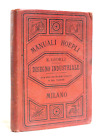 MA061_Manuali Hoepli DISEGNO INDUSTRIALE 1895  Prima edizione