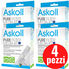 ASKOLL PURE FILTER MEDIA KIT S RICAMBIO MATERIALI FILTRANTI PER ACQUARI 4 PEZZI