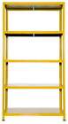 Scaffale in Metallo 5 Ripiani 100x40x187 cm Ettore Giallo