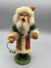 Erzgebirge Germany Smoker Santa Claus Incense burner Nutcracker 10” Wood Vintage