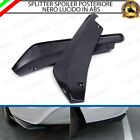 LAME SPOILER SOTTOPARAURTI SPLITTER POSTERIORE NERO LUCIDO PER FIAT SEICENTO