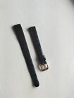 LONGINES VINTAGE LEATHER WATCH STRAP CINTURINO 12MM WITH GOLDEN LONGINES BUCKLE