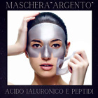 MASCHERA VISO TESSUTO FORMULA ACIDO IALURONICO + PEPTIDI "ARGENTO"