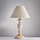 Lampada da tavolo Shabby Chic Cascina Bianco Tortora vintage 1 luce E27