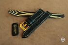 22 mm Cinturino artigianale nero Black Leather Handmade Watch Strap Handcrafted