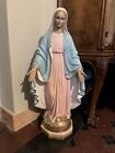 Statua Madonna Immacolata (Vergine della Medaglia Miracolosa) 90cm in ceramica