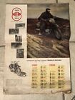 CALENDARIO PUBBLICITARIO MOTO GILERA 1959-CONCESSIONARIO GARIGLIO IVREA