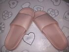 CIABATTE DONNA Rosa Aperta Size 40/41 GOMMA Silenziose Estive Mare