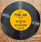 PEARL JAM RECORD COMPANY PROMO WINDOW STICKER “NOT FOR YOU” SINGLE. 1993.  RARE.