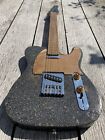 Telecaster E Gitarre „Granit“, Eiche Hirnholz, Unikat, Custom