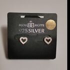 orecchini Bigiotteria cuore argento 925 e zirconi