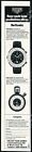 1974 Tag Heuer Calculator watch & Inter Club timer pix German vintage print ad