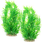 2 Pcs Fish Aquarium Accessories Landscaping Fine Workmanship Plant Fake