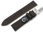 Accessori Cinturino Pelle Riciclata Marrone Fibbia Acciaio Unisex Strap Watch