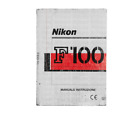 Nikon F100 manuale di istruzione in italiano libretto reflex camera