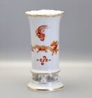 Meissen Vase reicher Drache rot, 1Wahl.