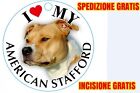 MEDAGLIETTA PER CANE AMERICAN SPEDIZIONE E INCISIONE GRATIS