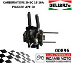 00896 CARBURATORE DELLORTO SHBC 18-16A PIAGGIO APE P50 85-89