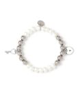 Sodini Eros bracciale elastico sontuoso bianco 790378A