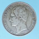 BELGIO LEOPOLDO I 5 FRANCHI 1865 SILVER COIN MONETA ARGENTO COLLEZIONE EUROPA